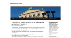 Desktop Screenshot of gfo-hannover.de