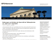 Tablet Screenshot of gfo-hannover.de